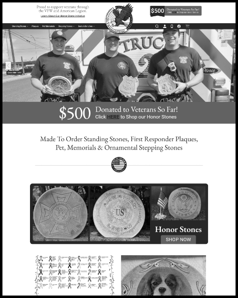 Commemorative & Ornamental Stones Website